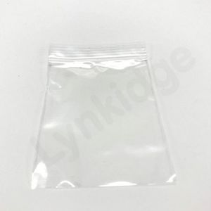 Clear resealable bags